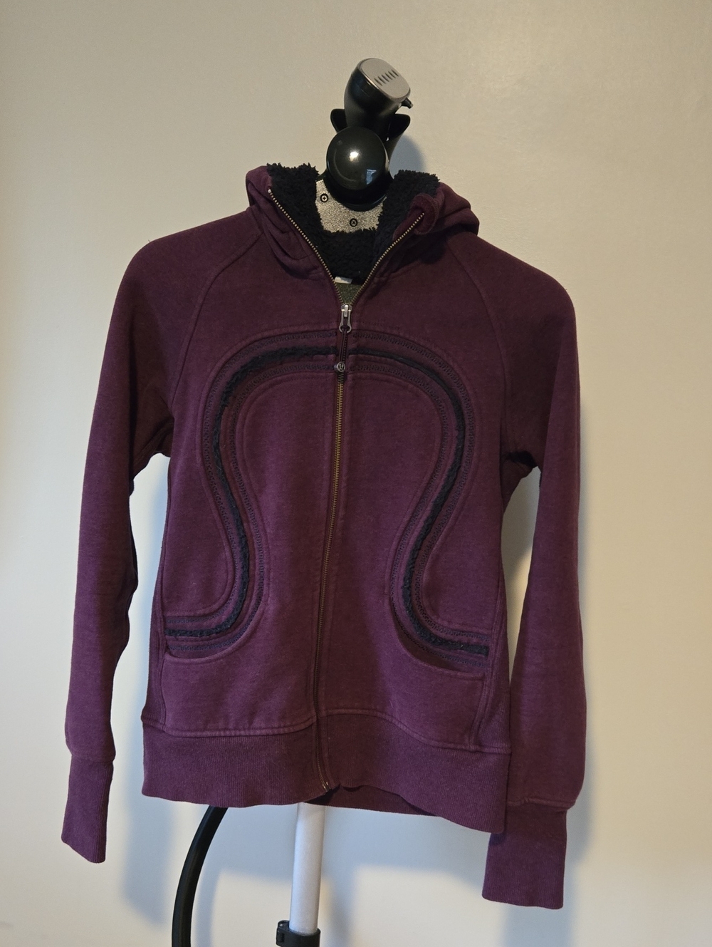 Women's Purple Zip-Up Sweatshirt
